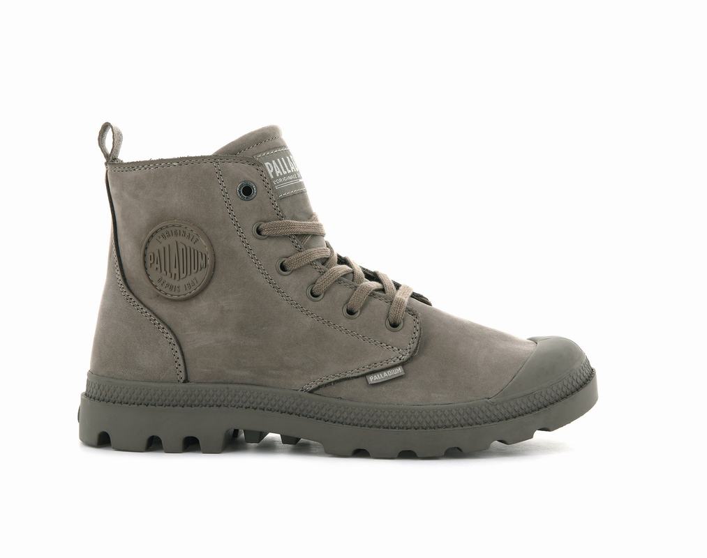 Palladium Pampa Hi Zip Nbk Men's Boots Light Brown (TJQL50693)